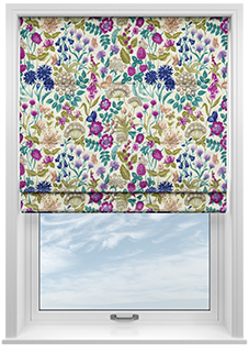 Field Flowers, Elderberry - Twist&Fit Roman Blind